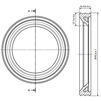 Draft Ostendorf KG Profile gasket for KGUS, d - 125 [Code number: 881110]