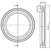 Draft Ostendorf KG Profile gasket for KGUS, d - 200 [Code number: 881130]