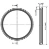 Чертеж Кольцо уплотнительное Ostendorf, d - 110, резиновое для Skolan (фитинги) [Артикул: 880635]