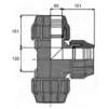 Draft (REPLACEMENT: 10002599) - SINIKON Rain Flow Compression T-piece, PE, PN10, d - 110 [Code number: 2599]