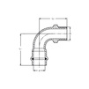 Draft VALTEC Elbow 90˚ with male thread, stainless steel, d 15х1/2" [Code number: VTi.953.I.001504]