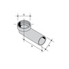 Draft Wavin QuickStream Connecting elbow UV 53/UV 69, d - 63x2” (on request) [Code number: 3043470]