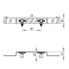 Draft REHAU RAUTITAN RX+ Mounting unit for flush mounting with short elbows, bracket 75/150 type [Code number: 14563891001 / 456 389 001]