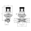 Draft VALTEC Automatic differential pressure regulator, d 1/2", 50-300 mbar [Code number: VT.041.G.30004]