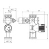 Draft VALTEC Boiler safety set (set 3/4" + syphon + adaptor G 3/4", G1 1/2") [Code number: VT.461.N.05]