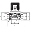 Draft VALTEC Shut-off valve, d - 3/4" [Code number: VT.042.G.30005]