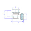Draft [NO LONGER PRODUCED] - VALTEC Lower radiator connection unit, d - 3/4" [Code number: VT.345.NA.05]