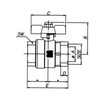 Draft VALTEC Ball valve BASIC, female-female, d - 1/4" (ENOLGAS) (price on request) [Code number: S.217.02]