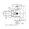 Draft VALTEC Ball valve BASIC, elbow, with union nut, female-male, d - 1" (ENOLGAS) (price on request) [Code number: S.228]