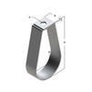 Draft Filbow clamp, size 1 1/2" (48-51), d10,5, 25x1,5 mm [Code number: 09400004]