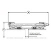 Чертеж Соединительная муфта Viking Johnson AquaFast для труб из ПЭ и ПВХ, d 110 мм (цена по запросу) [Артикул: AF110/1]