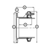 Draft Viking Johnson UltraGrip Flange adaptor for ductile iron, steel, PVC, asbestos cement, fiberglass, PE pipes, d 132-160,2 mm [Code number: UG160,2]
