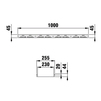 Draft Hauraton DACHFIX STEEL 255 Channel, type 45 galvanised, 1000x255x45 mm (price on request) [Code number: 65400]