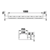 Draft Hauraton DACHFIX STEEL 255 Channel, type 75, galvanised, 1000x255x75 mm (price on request) [Code number: 65425]