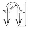 Draft VALTEC Staples for a tucker (cartridge 50 pcs), d - 12-20mm [Code number: VT.KS.P.1620]
