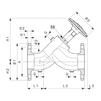 Draft VIEGA Easytop XL CRV slanted seat valve, G 1/4", d 50 [Code number: 757380]