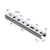 Draft Support channel, 28х18x1,0 mm, length 2000 mm, price for 1 m [Code number: 09101101]