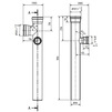 Draft Ostendorf Skolan Safe Double branch 87° SKDDAR two-level, corner, right, d - 90, d1 - 90, d2 - 50 [Code number: 334690]