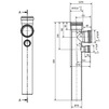 Draft Ostendorf Skolan Safe Double branch SKDDA two-level, d - 110, d1 - 110, d2 - 50 [Code number: 335670]