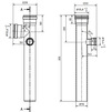 Draft Ostendorf Skolan Safe Double branch 87° SKDDAR two-level, corner, right, d - 110, d1 - 110, d2 - 50 [Code number: 335690]