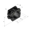 Draft TCC cable mount 1, D 85-105 [Code number: 09501004]