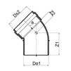 Draft Wavin SiTech+ Bend 15°, d - 32 [Code number: 3067708]