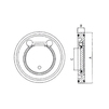 Draft EFFAST PVCu swing check valve, d 125/140 [Code number: CDPCKD1400]