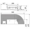 Draft Tatpolymer Roof aerator ТР-88/В (gray) [Code number: 1d0331 / 32194]