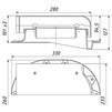 Draft Tatpolymer Roof aerator ТР-88/F (gray) [Code number: 1d0332 / 32195]
