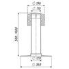 Draft Tatpolymer Roof aerator 110х500 mm [Code number: 1d0209 / ТП-71.100]