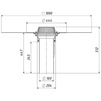 Draft Tatpolymer Roof drain with bitumen membrane and electric heating, D - 110 [Code number: 1d0391 / ТП-01.160/4/В-Э]