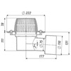 Draft Tatpolymer Roof drain, horizontal, D - 75/100 [Code number: 1d0426 / ТП-80.3]