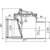 Draft Tatpolymer Non-return valve, D - 160 [Code number: 1d0345 / ТП-85.160]