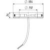 Draft Tatpolymer Heating system, 220V, 15W, D - 184 (Analogue HL 82) [Code number: 1d0214 / ТП-79.100]