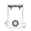 Draft Gidrolica Concrete trash box (СО-200mm), single-section with cast iron angle housing ПКП 50.34(20).75(70) - BGM, DN - 200, 500x340x750 mm [Code number: 49020150]