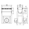 Draft Gidrolica Concrete trash box, single-section, with galvanized angle housing ПКП 50.44(30).92,5(87,5)-BGU-Z, DN - 300 [Code number: RU22198]