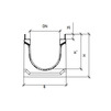 Draft Gidrolica Drainage channel concrete box (СО-150mm), with galvanized angle housing КU 100.21,3 (15).21,5(17,5)-BGU-Z, № 0 [Code number: 14670]