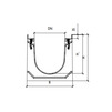 Draft Gidrolica Drainage channel concrete box (СО-300mm) КU 100.44(30).45(38) - BGM, 0, DN - 300, 1000x440x450 mm [Code number: 40730100]