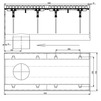 Draft Gidrolica Drainage channel concrete box (СО-300mm), with spillway КПs 100.44(30).41(34) - BGM-F, DN - 300, 1000x440x410 mm [Code number: 40733141]