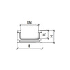 Draft Gidrolica Drainage channel concrete box (СО-300mm), КП 100.44(30).31(24) - BGF-XL, DN - 300, 1000x440x310 mm [Code number: 40732031]