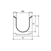 Draft Gidrolica Drainage channel concrete box KU 100.65(50).47,5(38,5) - BGU-XL, № 5-0, DN - 500 [Code number: 40750061]