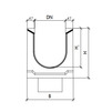 Draft Gidrolica Drainage channel concrete box, with spillway KUs 100.39,4(30).39,5(32,5) - BGU, № 0, DN - 300 [Code number: 34057 (GD)]