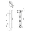 Draft Gidrolica Pro Drainage channel DC-10.14,5.15,2, plastic, 1000x146x152 mm, DN - 100 [Code number: 800pro]