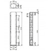 Draft Gidrolica Standart Drainage channel DC-15.19,6.10, plastic, DN - 150, 1000x196x100 mm [Code number: 815]