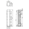 Draft Gidrolica Standart Drainage channel DC-15.19,6.18,5, plastic, DN - 150, 1000x196x185 mm [Code number: 816]