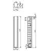 Чертеж Лоток водоотводный Gidrolica Standart Plus ЛВ-10.14,5.13,5, пласт. (усиленный), 1000x148x138 мм, DN - 100 [Артикул: 8004 (GD)]