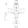 Чертеж Воронка ремонтная SitaSani 63, для жидкой гидроизоляции, защита от обратного подпора 68-86 мм, длина 550 мм [Артикул: 106390]