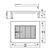 Draft SitaTurbo Terrace kit, 350x258 mm [Code number: 189060]