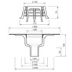 Чертеж Воронка SitaCompact для балконов и террас вертикальная, для жидкой гидроизоляции, d - 50 [Артикул: 190090]
