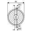 Чертеж Труба Uponor Usystems Thermo Twin PE-Xa, PN6, d - 2x40*3,7/175, длина бухты 200м, цена за 1 м [Артикул: 1136719]